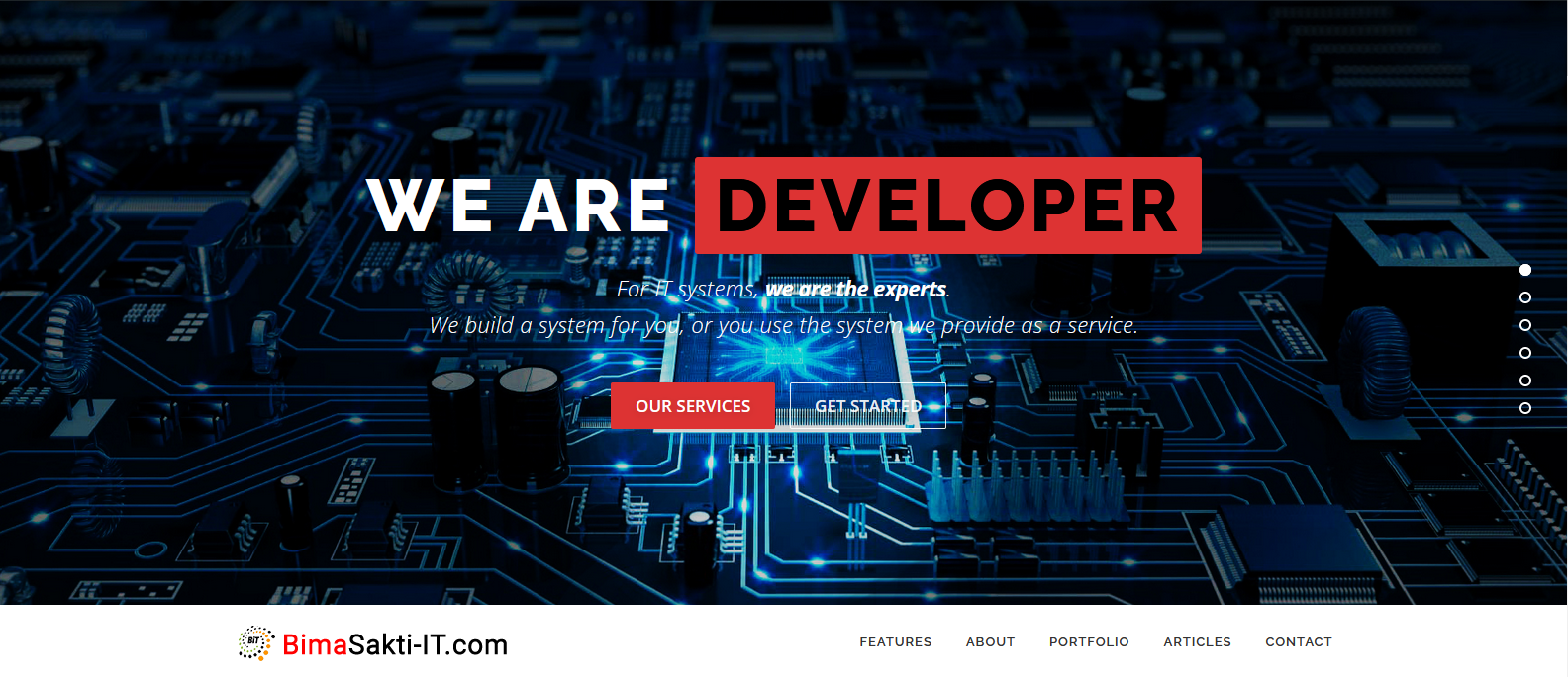 Custom Application Developer Bimasakti It